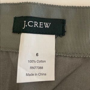 J Crew Cotton A Line Skirt